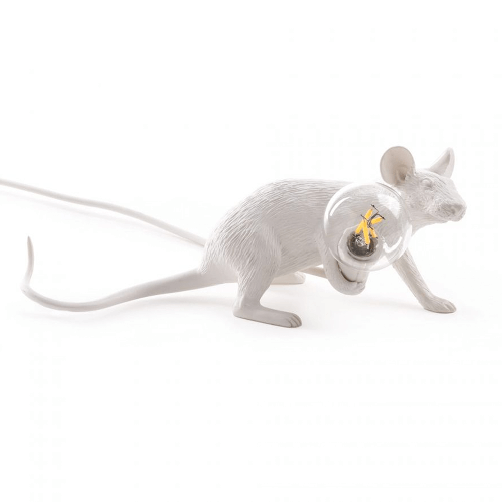 Sbam Design Mouse Lamp – White Offerta temporanea