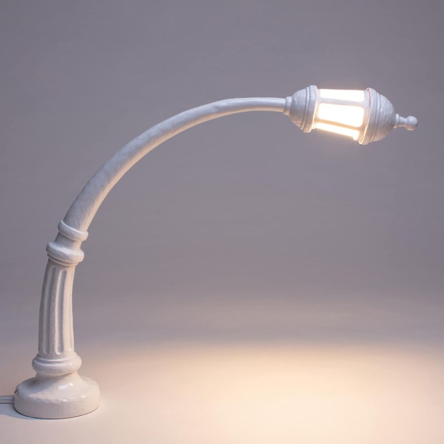 Seletti Street Lamp Desk White Fino Al -60%