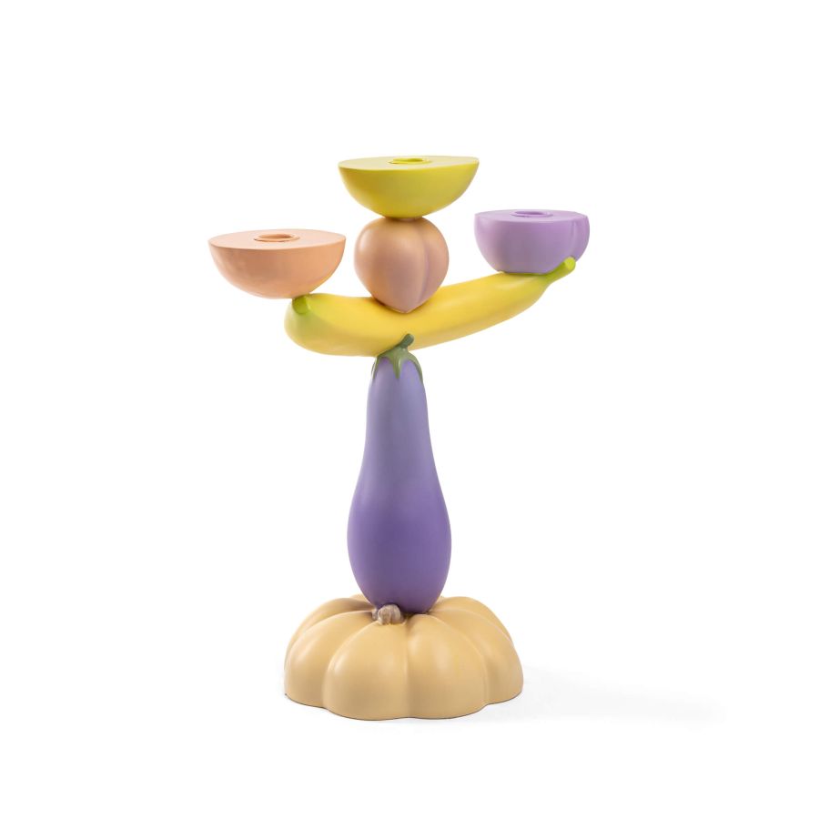 Seletti Vitamin Aubergine Candelabra Novità