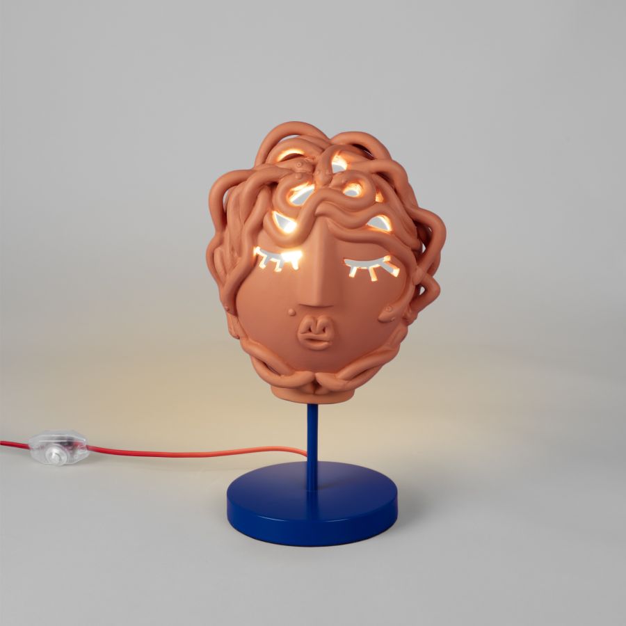Seletti Magna Graecia terracotta lamp