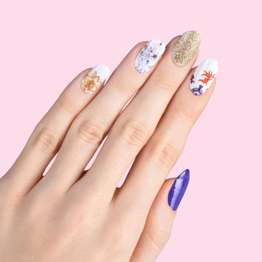 Seletti Set 22 Nail Wraps Hybrid In Vendita