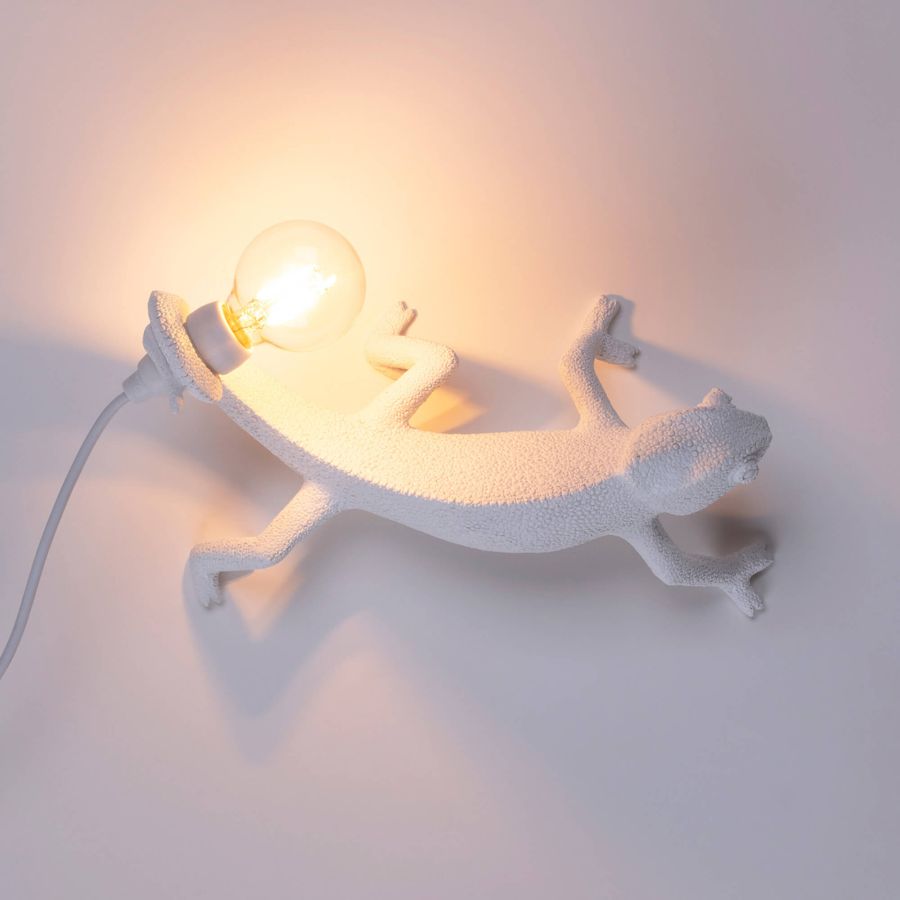 Seletti Chameleon Lamp Going Down USB Outlet
