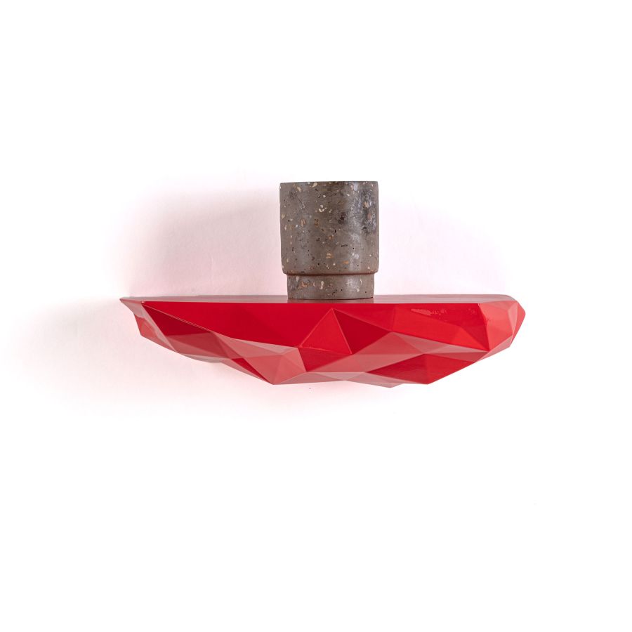 Seletti Space Rocks Shelf Small White Moda