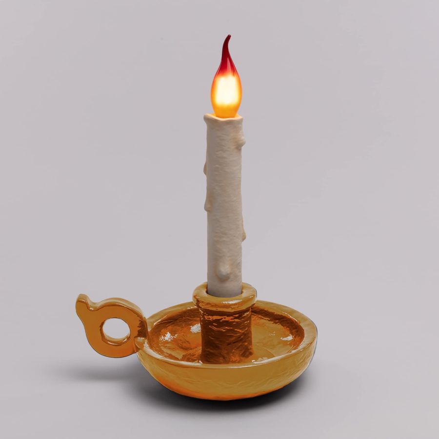 Seletti Bugia Lamp Gold Pezzi Unici