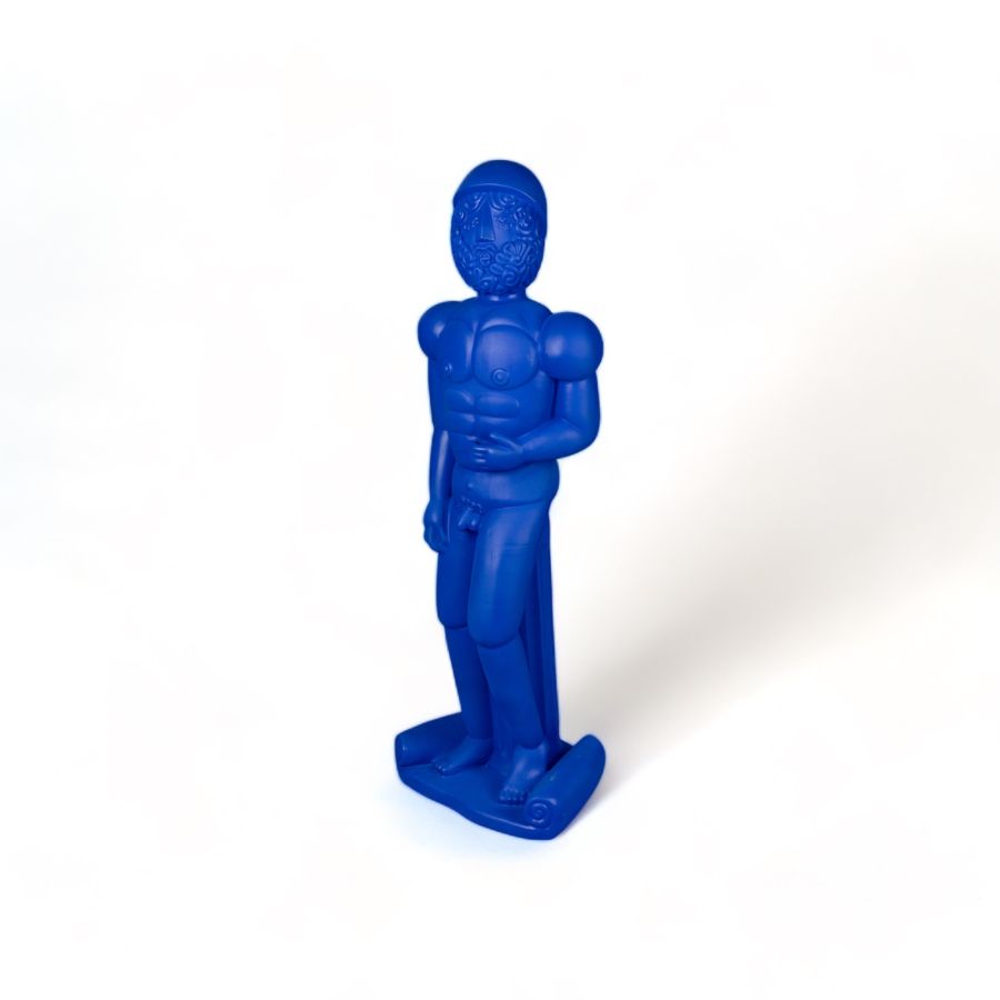 Seletti Terracotta Statue Helmet Blue Prezzo Ridotto