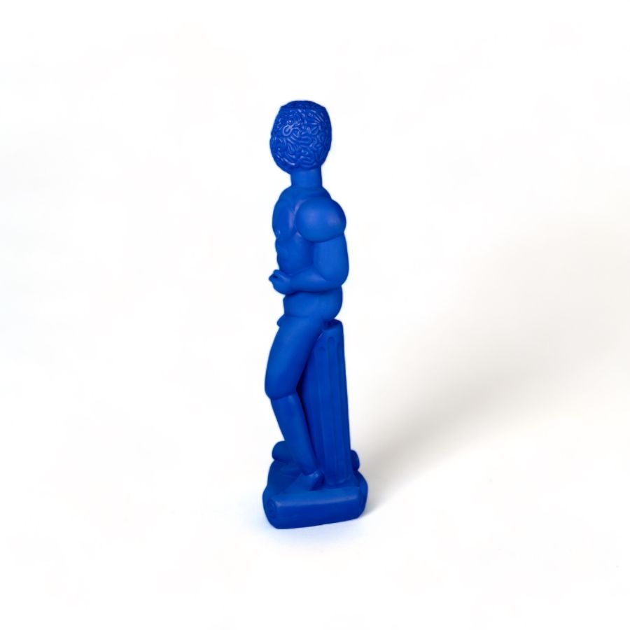 Seletti Terracotta Statue Bronzo Blue Sottocosto