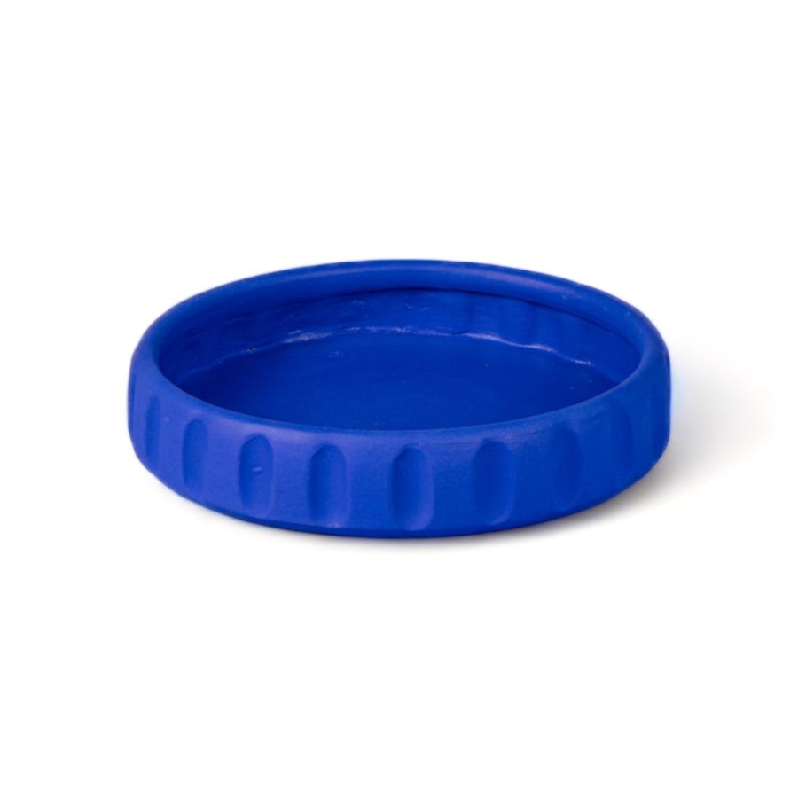 Seletti Magna Graecia Terracotta Vase with Saucer Dorico Blue Sconto