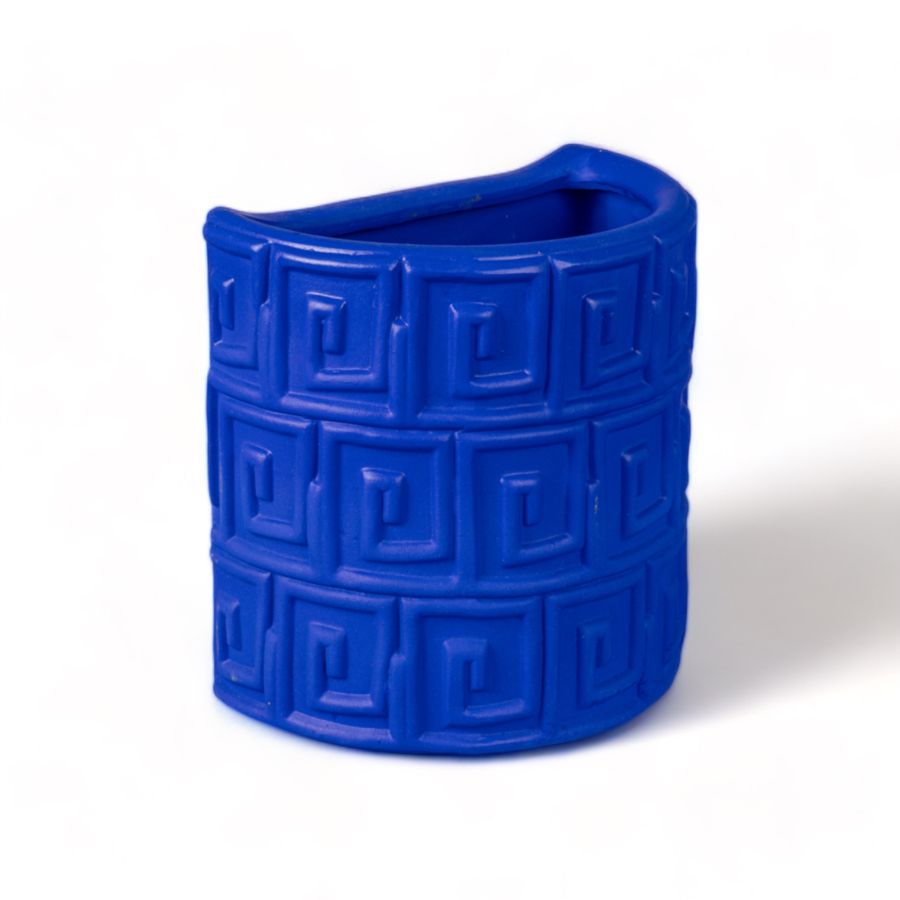 Seletti Terracotta Wall Vase Greche Blue Online