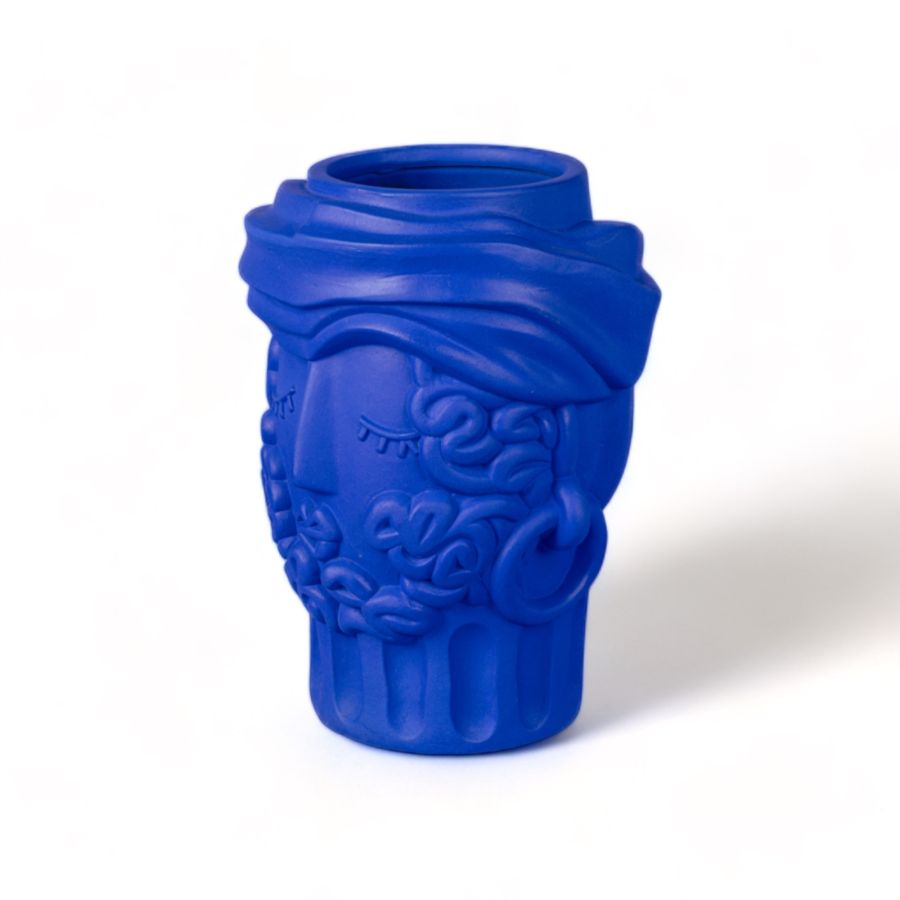 Seletti Terracotta Vase Man Blue Saldi