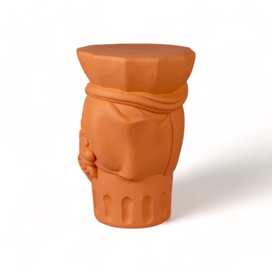 Seletti Magna Graecia Terracotta Stool Woman Vendita Calda