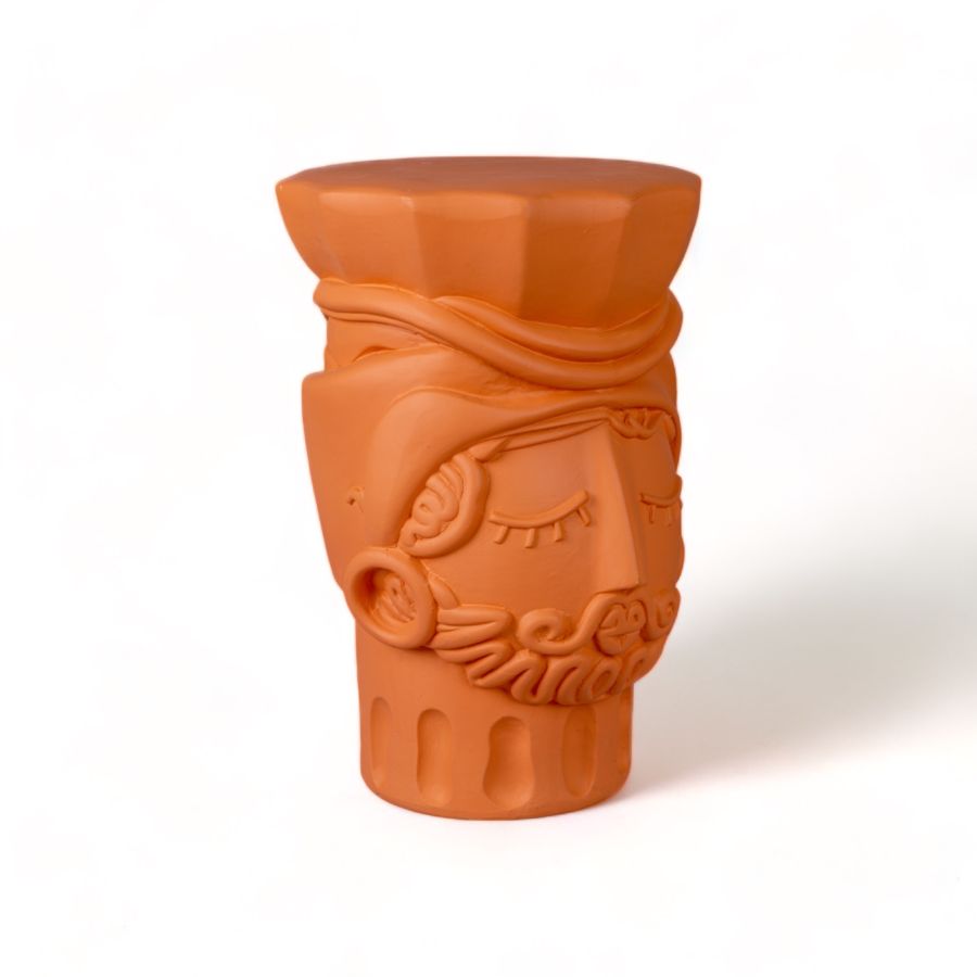 Seletti Magna Graecia Terracotta Stool Man Saldi Di Fabbrica