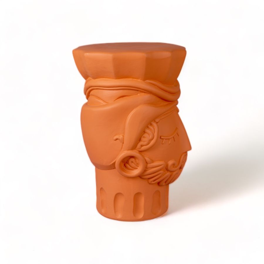 Seletti Magna Graecia Terracotta Stool Man Saldi Di Fabbrica