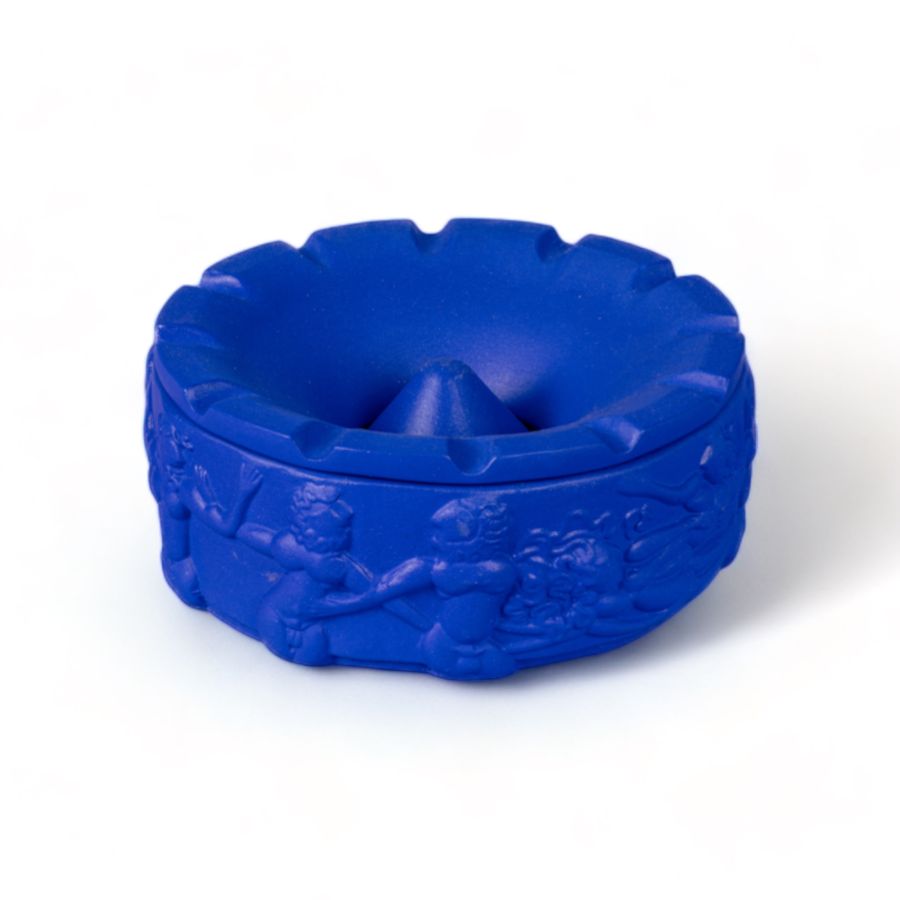 Seletti Terracotta Ashtray Dialogues Blue Nuova
