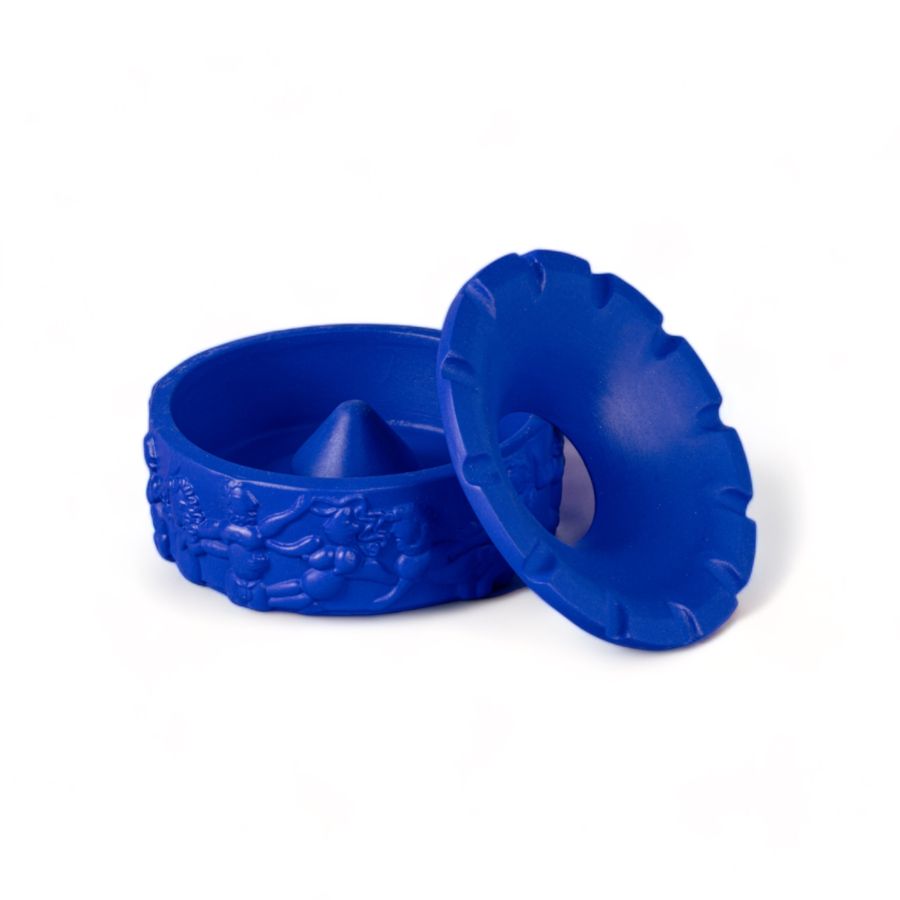 Seletti Terracotta Ashtray Dialogues Blue Nuova