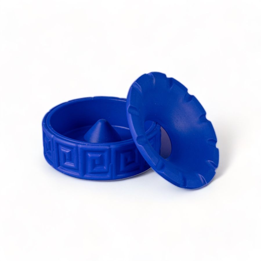 Seletti Terracotta Ashtray Greche Blue Moda