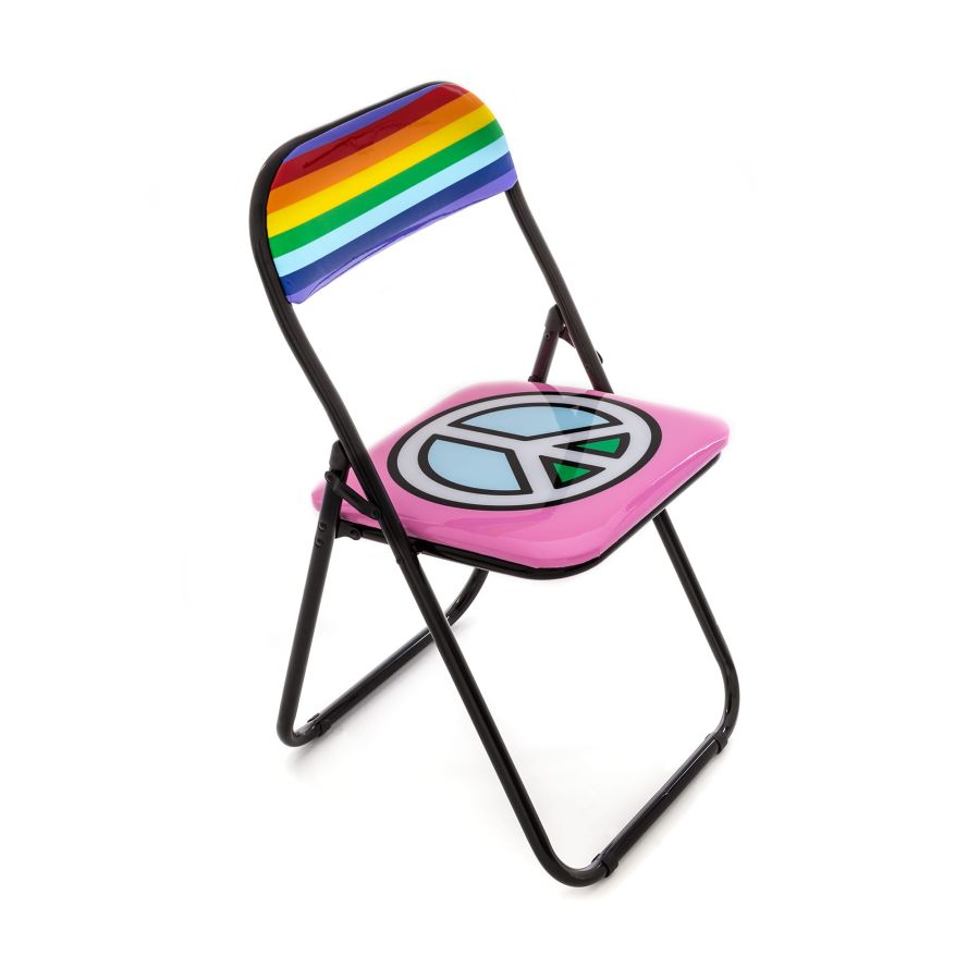 Seletti Folding Chair Peace In Linea