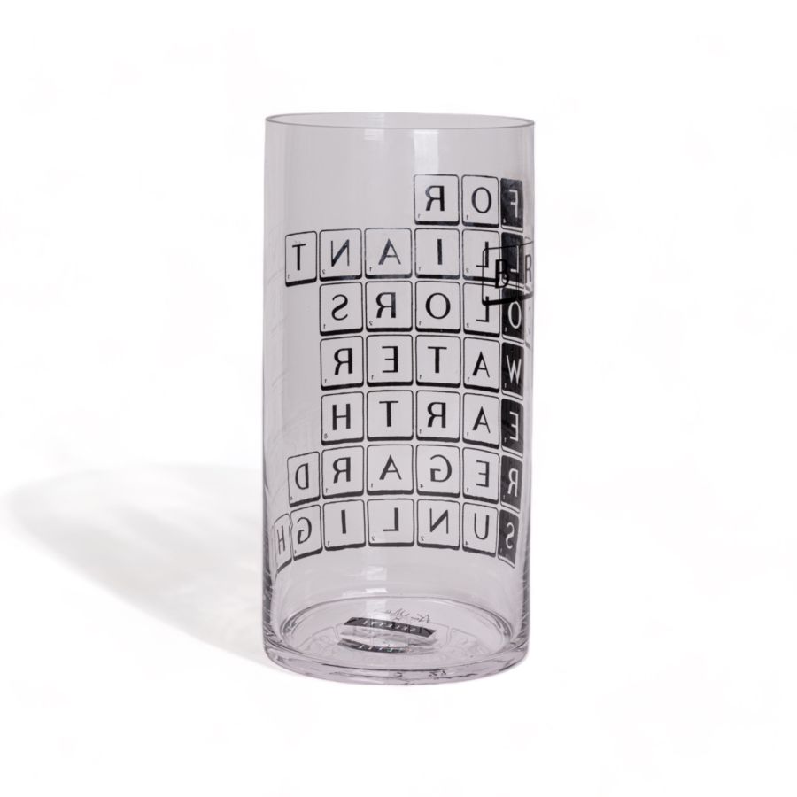 Seletti Vase in glass Tiles & Tales "Flowers" Economico