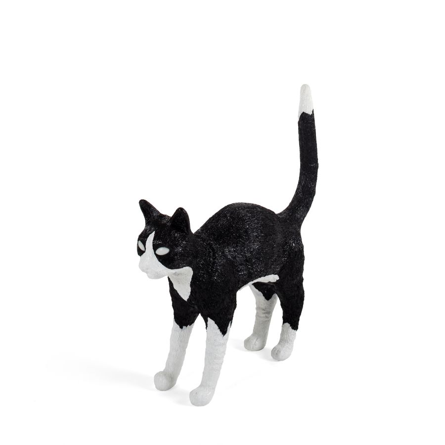 Seletti Jobby The Cat Black & White Vendita Economica