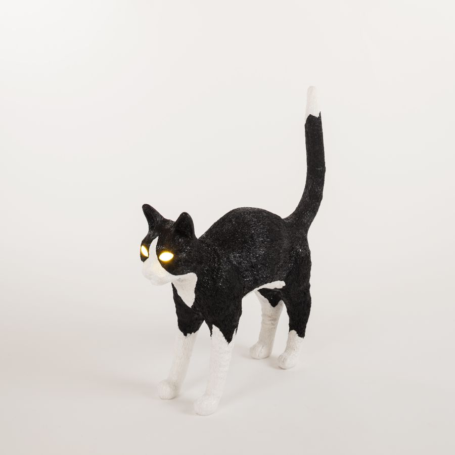 Seletti Jobby The Cat Black & White Vendita Economica