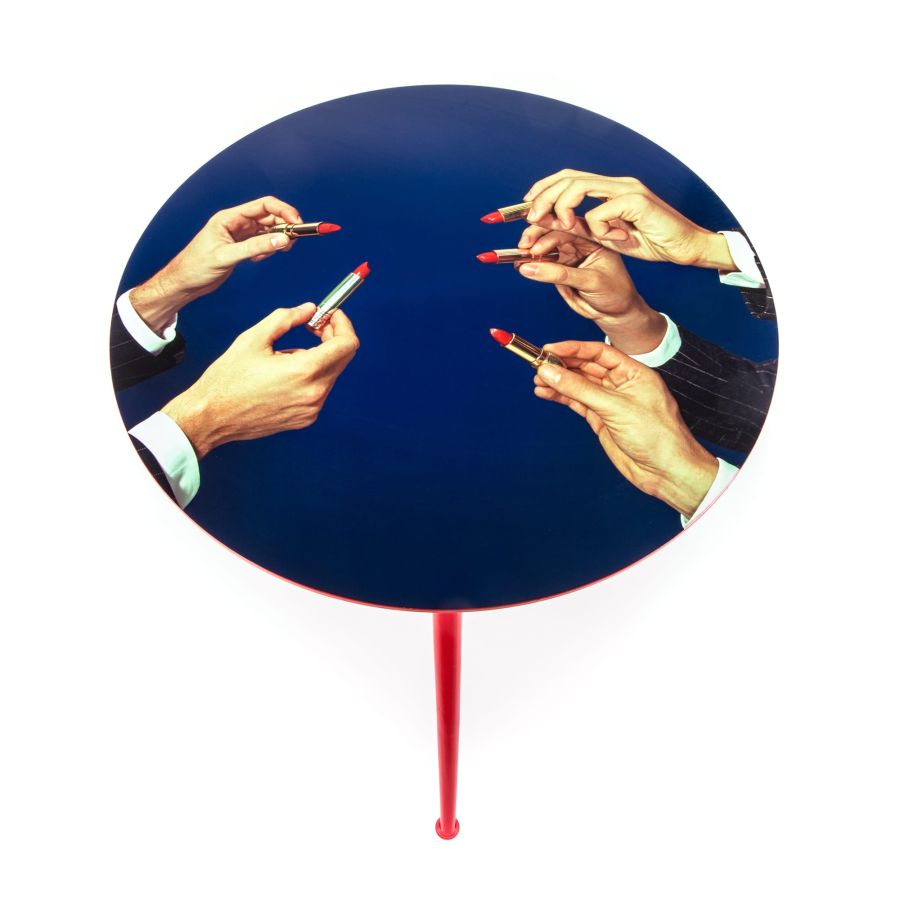 Seletti Table Large Lipstick Smaltimento dello stoccaggio