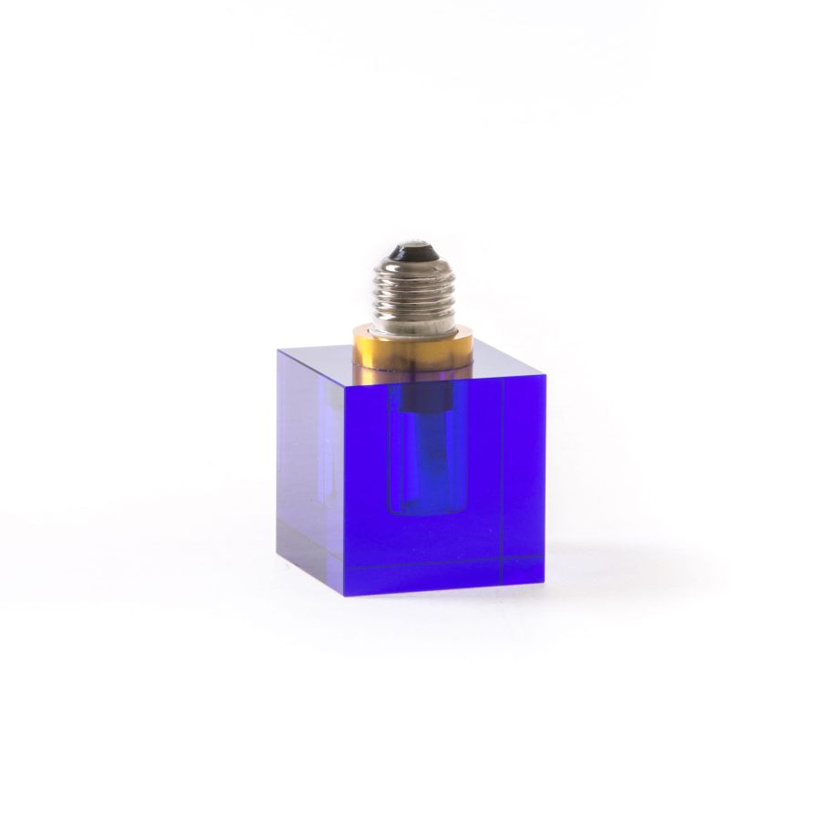 Seletti Crystaled Square Blue Qualità Garantita