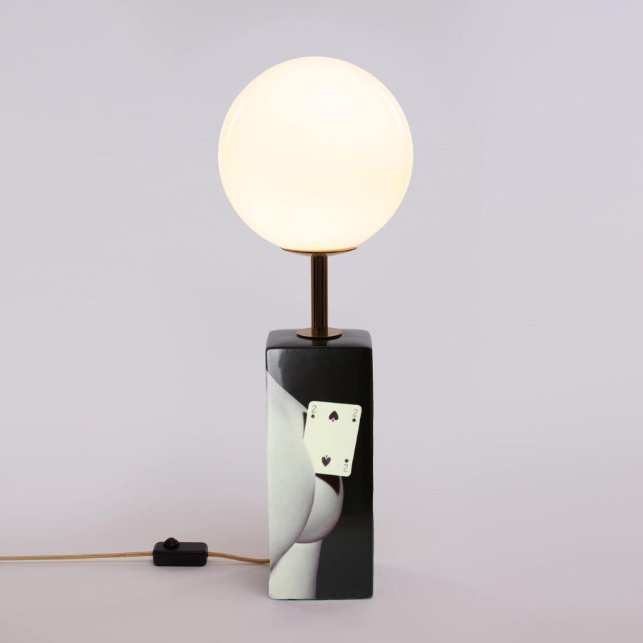 Seletti Table Lamp Two of Spades Offerta Giorno del Papà