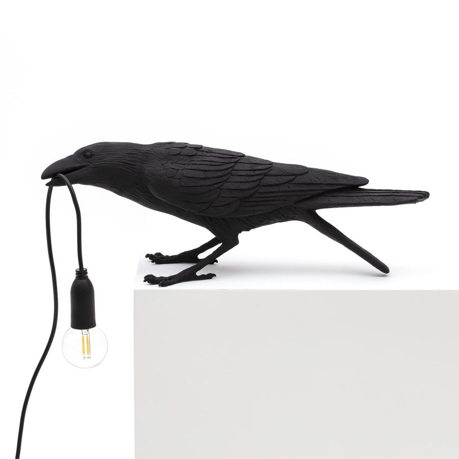 Seletti Bird Lamp Black Playing Online Outlet