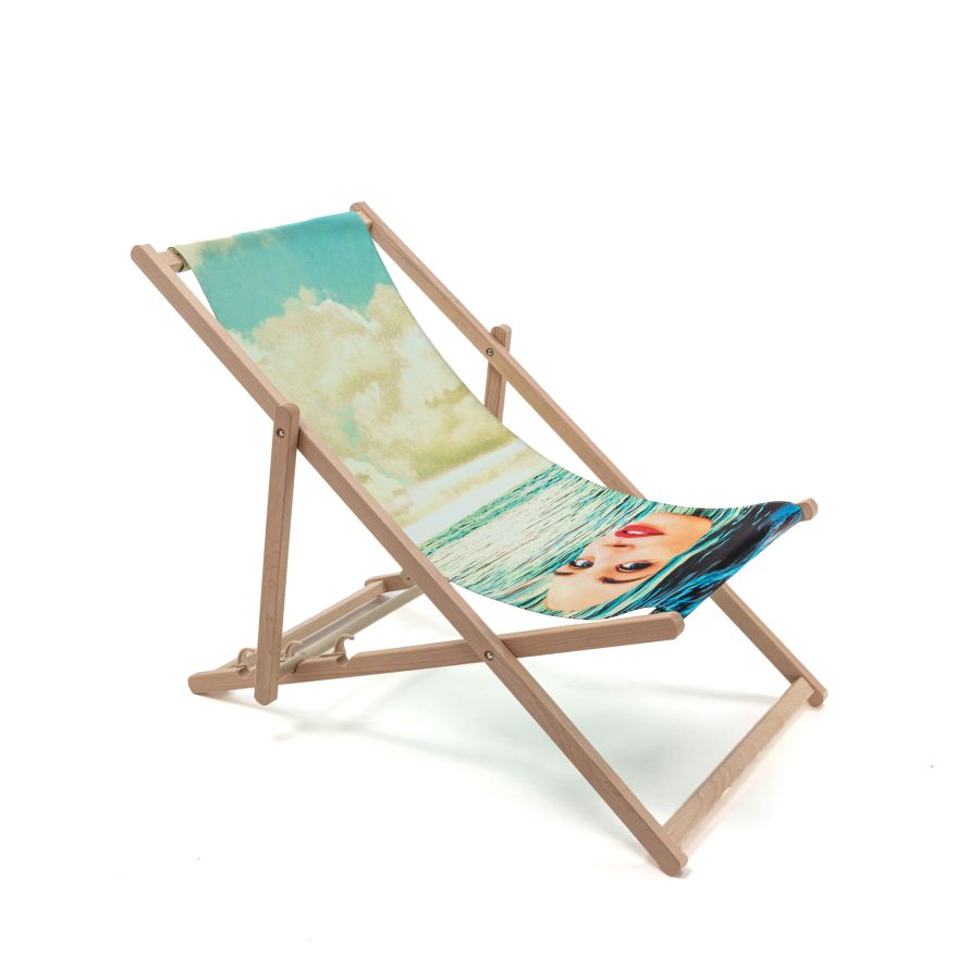 Seletti Deck Chair Girl in the Sea Fino al 65% di sconto