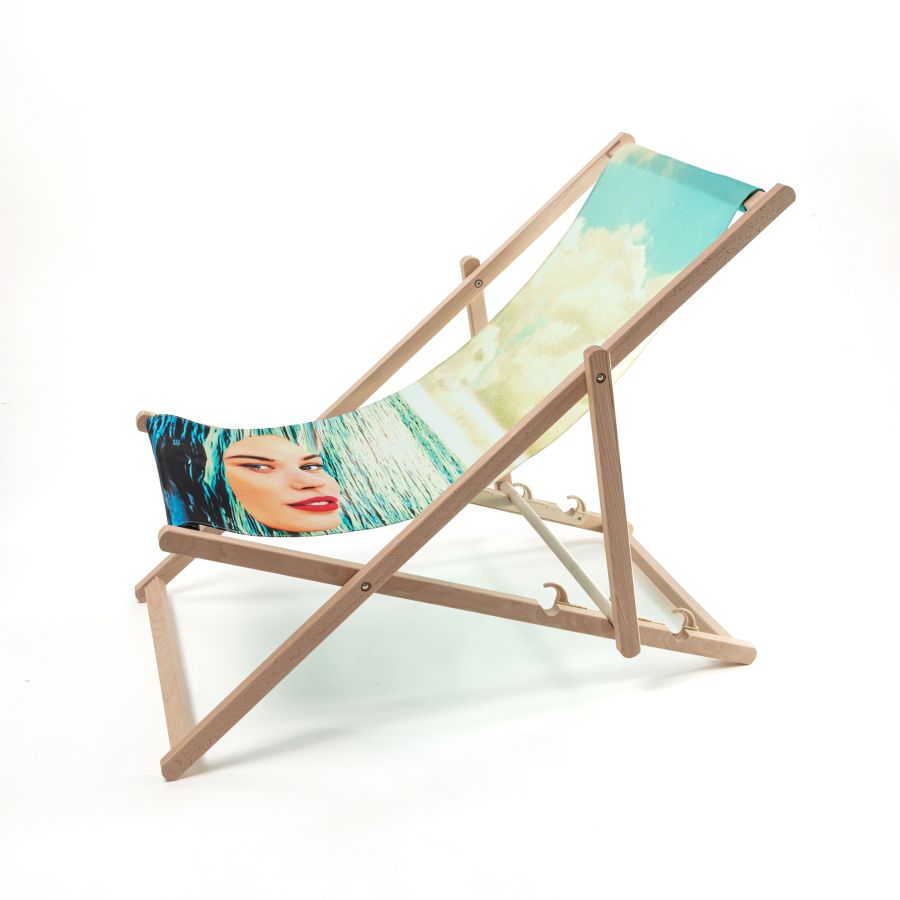 Seletti Deck Chair Girl in the Sea Fino al 65% di sconto