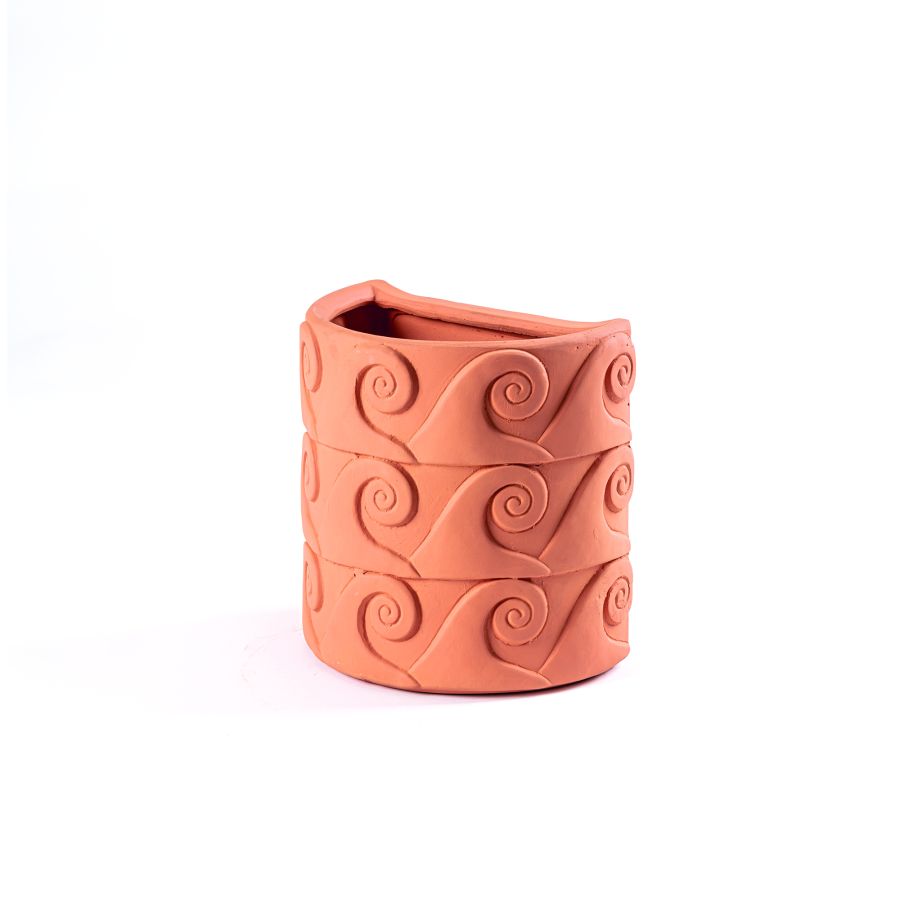 Seletti Terracotta Wall Vase Greche Prezzo Ridotto