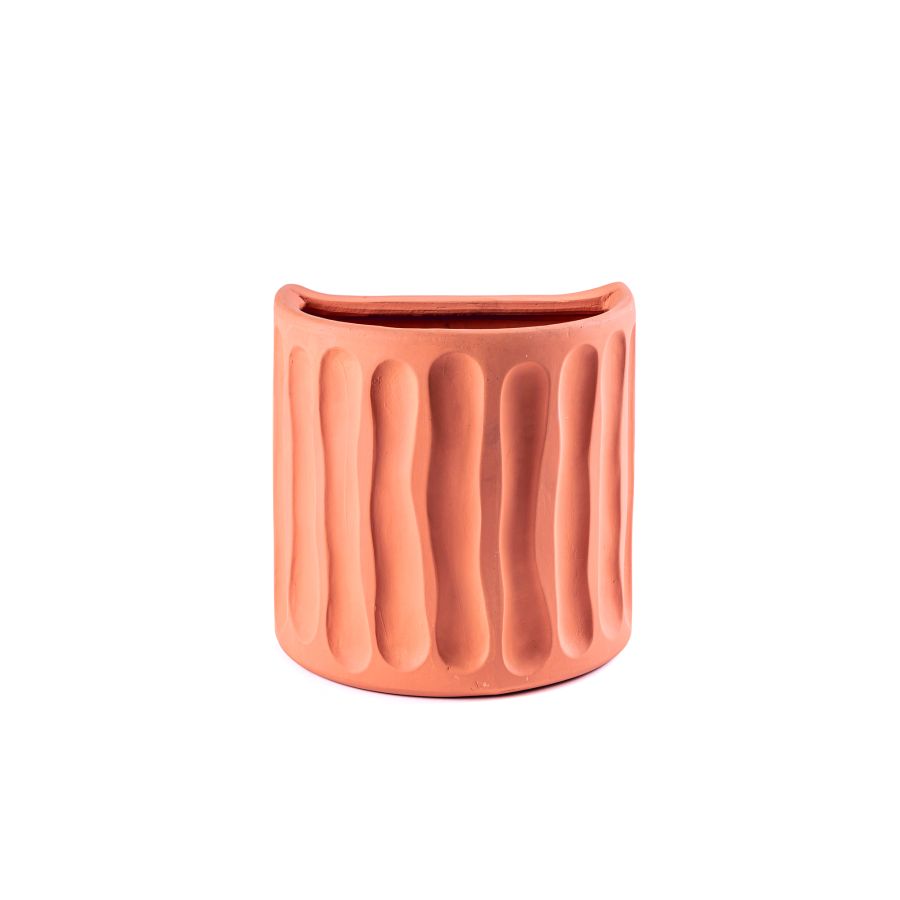 Seletti Terracotta Wall vase Dorico Convenienza