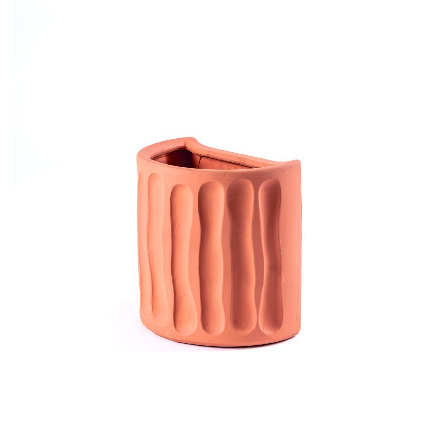 Seletti Terracotta Wall vase Dorico Convenienza