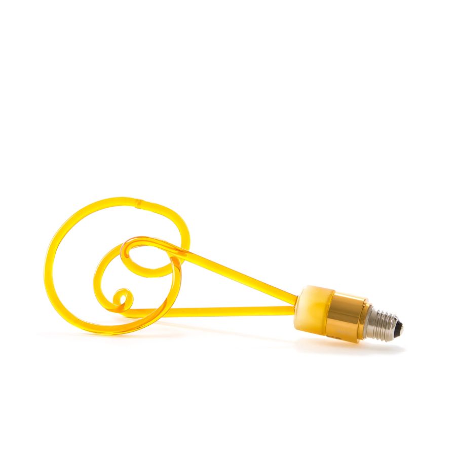 Seletti Twist Lamp Amber