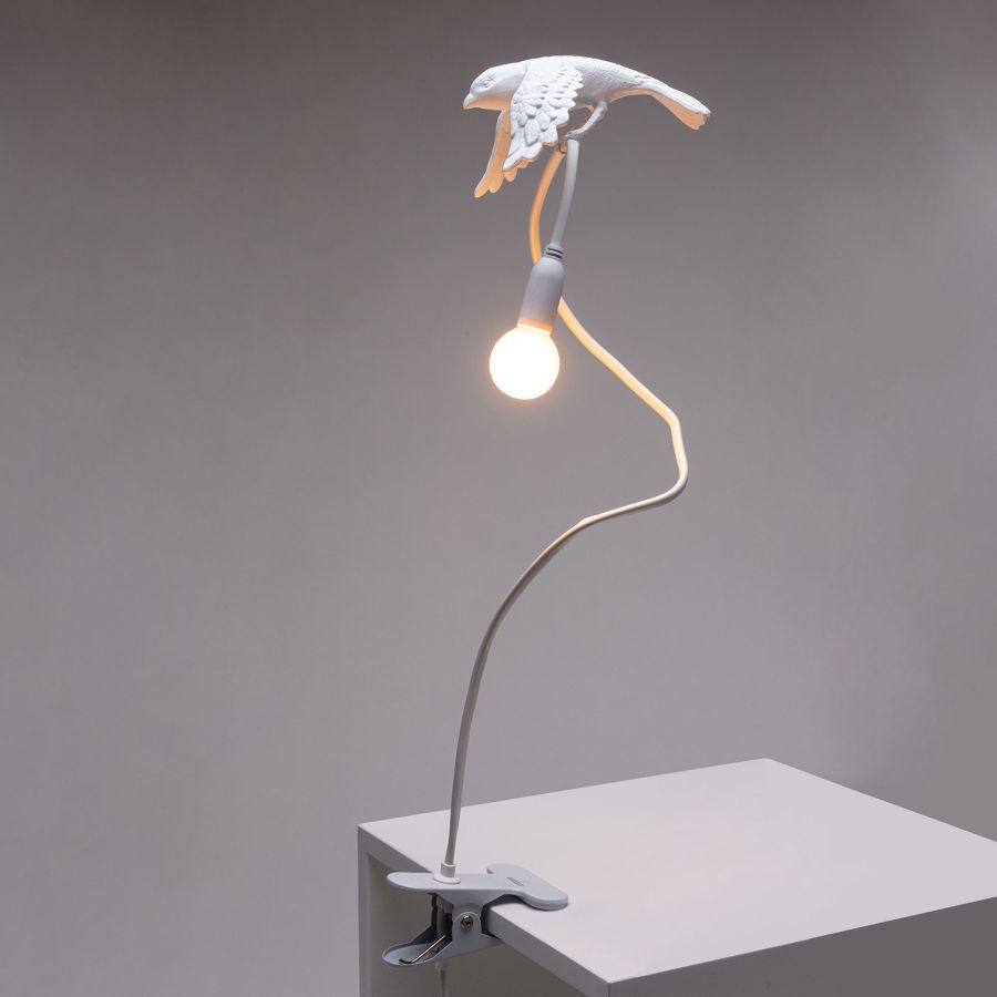 Seletti Sparrow Lamp with Clamp Smaltimento dello stoccaggio