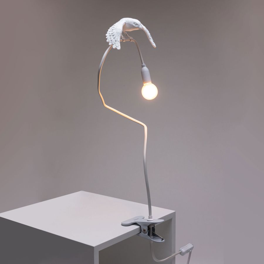 Seletti Sparrow Lamp with Clamp Smaltimento dello stoccaggio