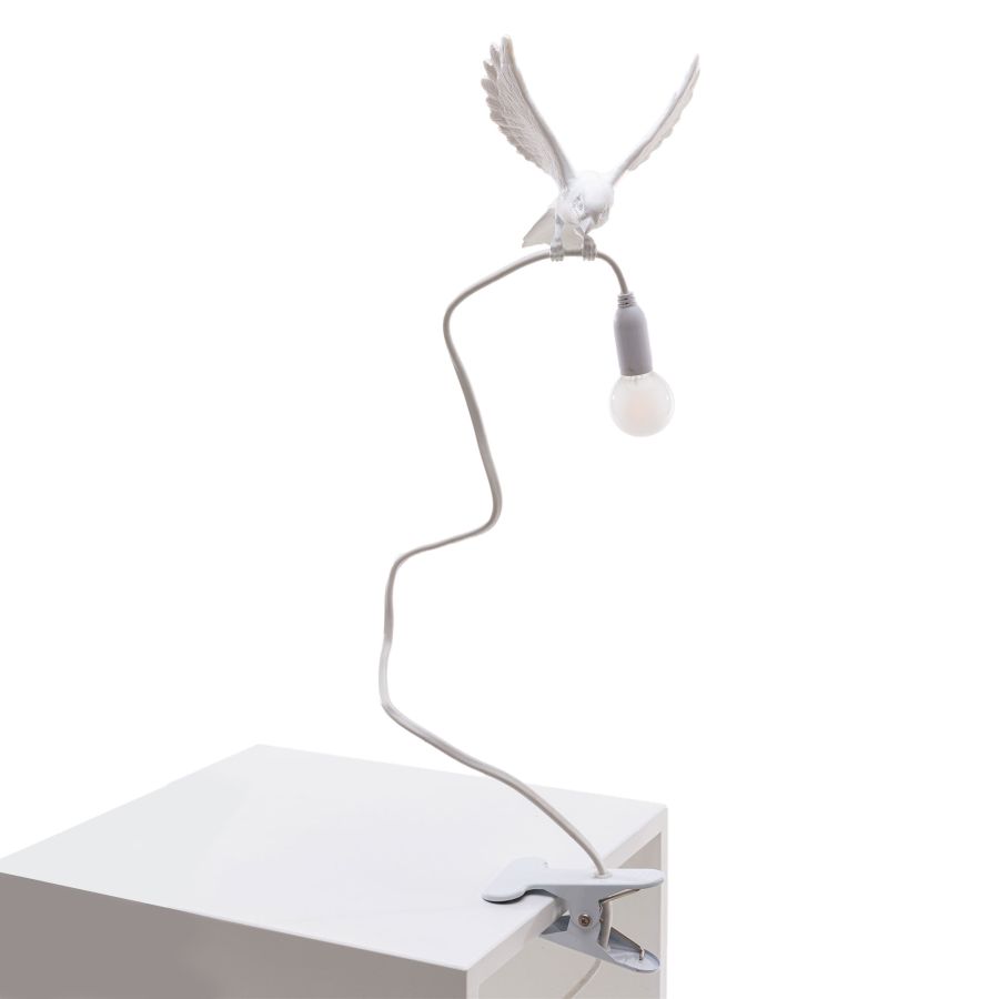 Seletti Sparrow Lamp with Clamp Vendita calda