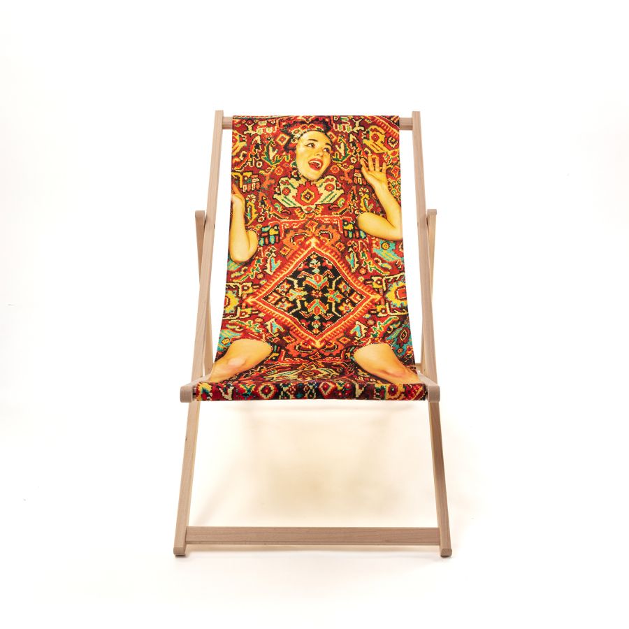 Seletti Deck Chair Lady On Carpet Solo un giorno rimasto