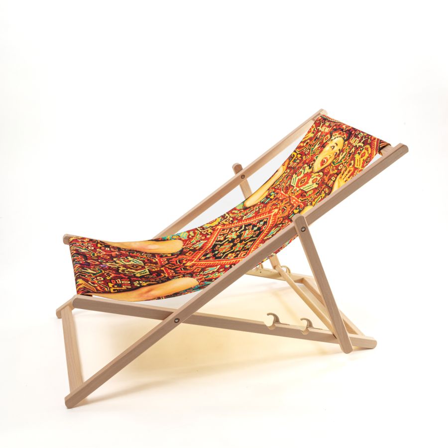 Seletti Deck Chair Lady On Carpet Solo un giorno rimasto