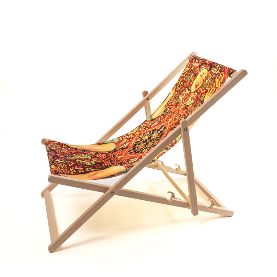 Seletti Deck Chair Lady On Carpet Solo un giorno rimasto
