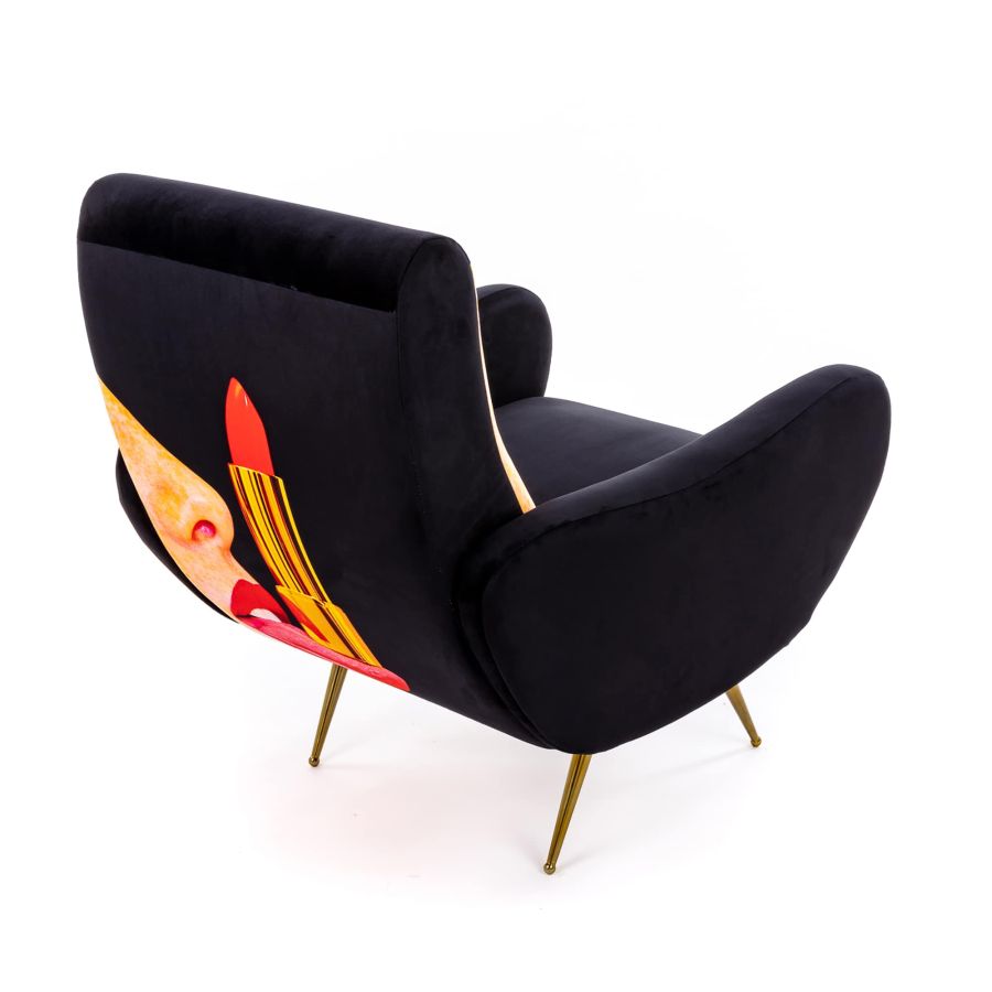 Seletti Armchair Tongue Black Limitato a 3 giorni