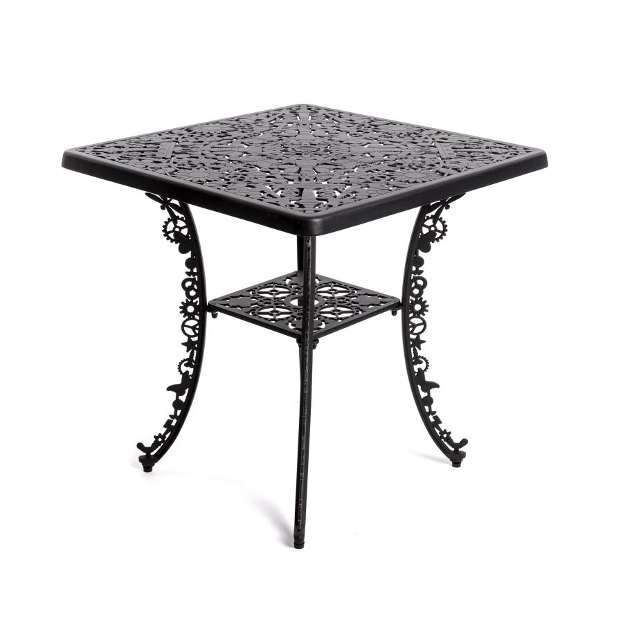Seletti Industry Collection Aluminium Square Table Black 2025