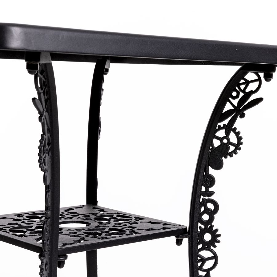 Seletti Industry Collection Aluminium Square Table Black 2025
