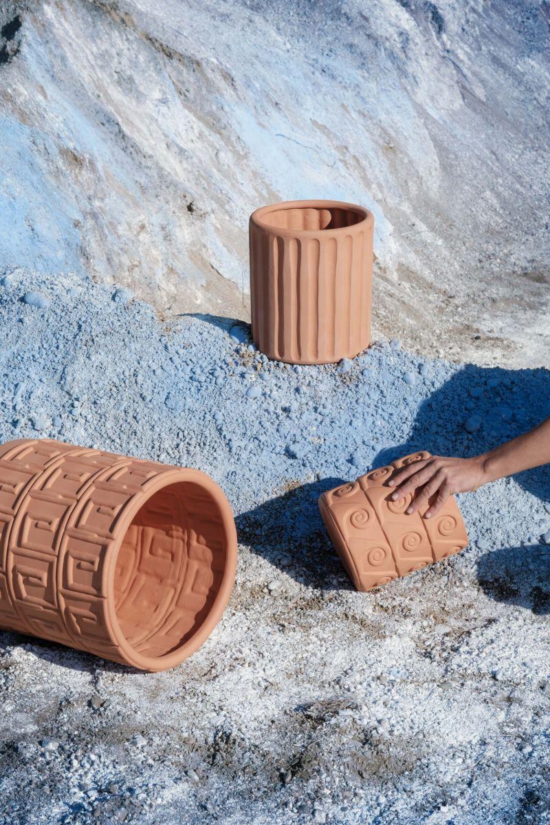 Seletti Terracotta vase Greca Italy