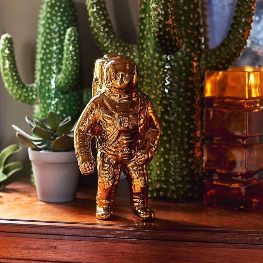 Seletti Cosmic Diner Starman Vase Gold Pezzi Unici