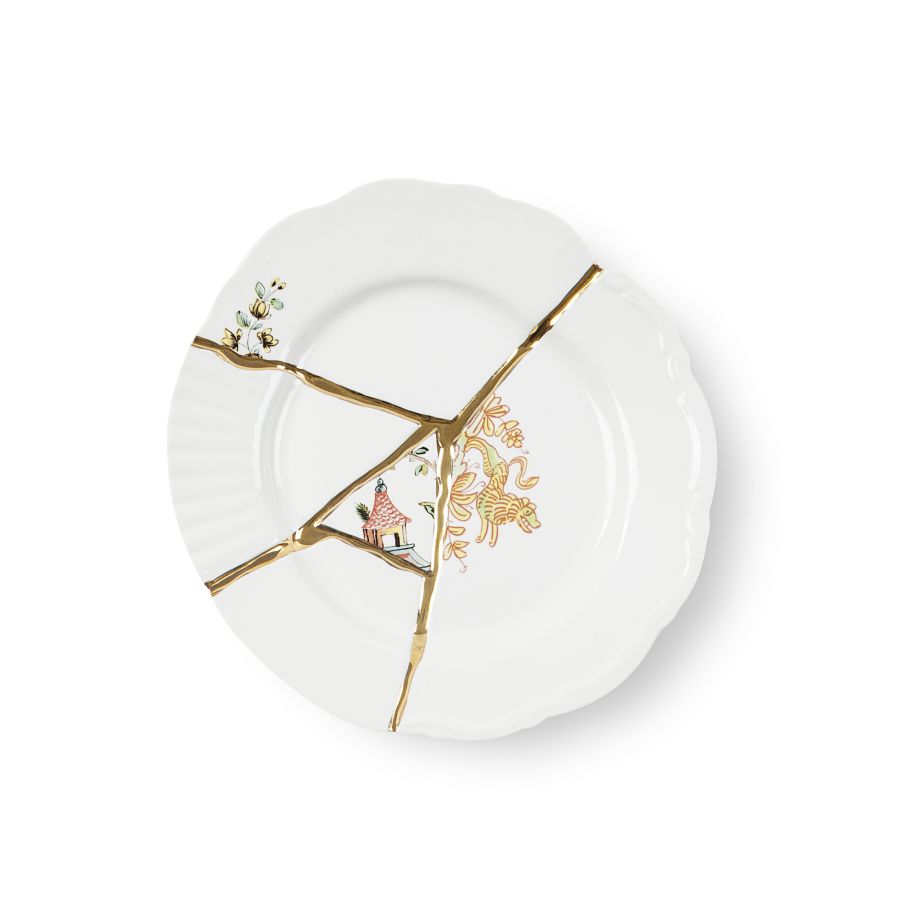 Seletti Kintsugi Dessert plate