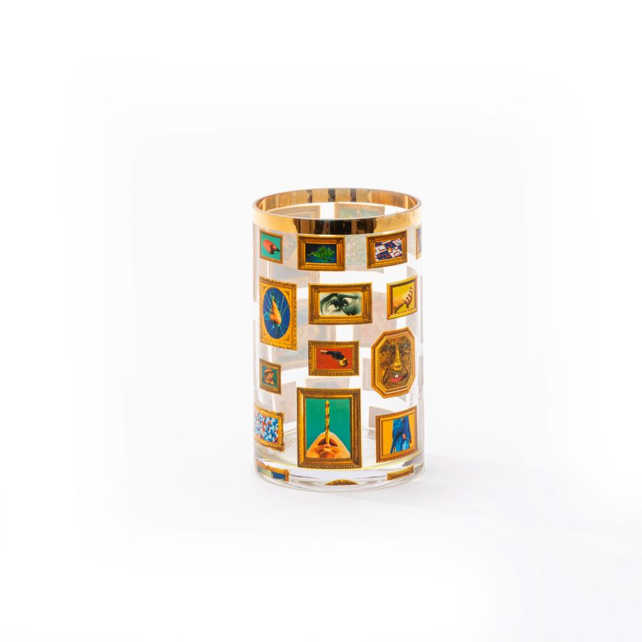 Seletti Glass Vase Frames Cylindrical small Vendita calda