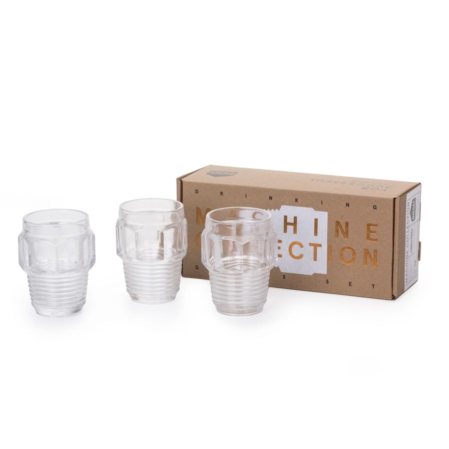 Seletti Machine Collection Drinking glass set of 3 Promozione Limitata