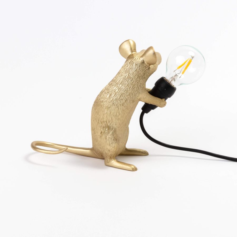 Seletti Mouse Lamp Mac Gold Offerta esclusiva