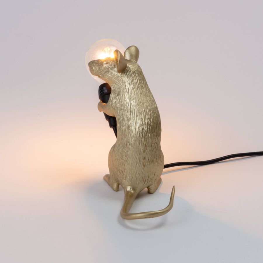 Seletti Mouse Lamp Mac Gold Offerta esclusiva