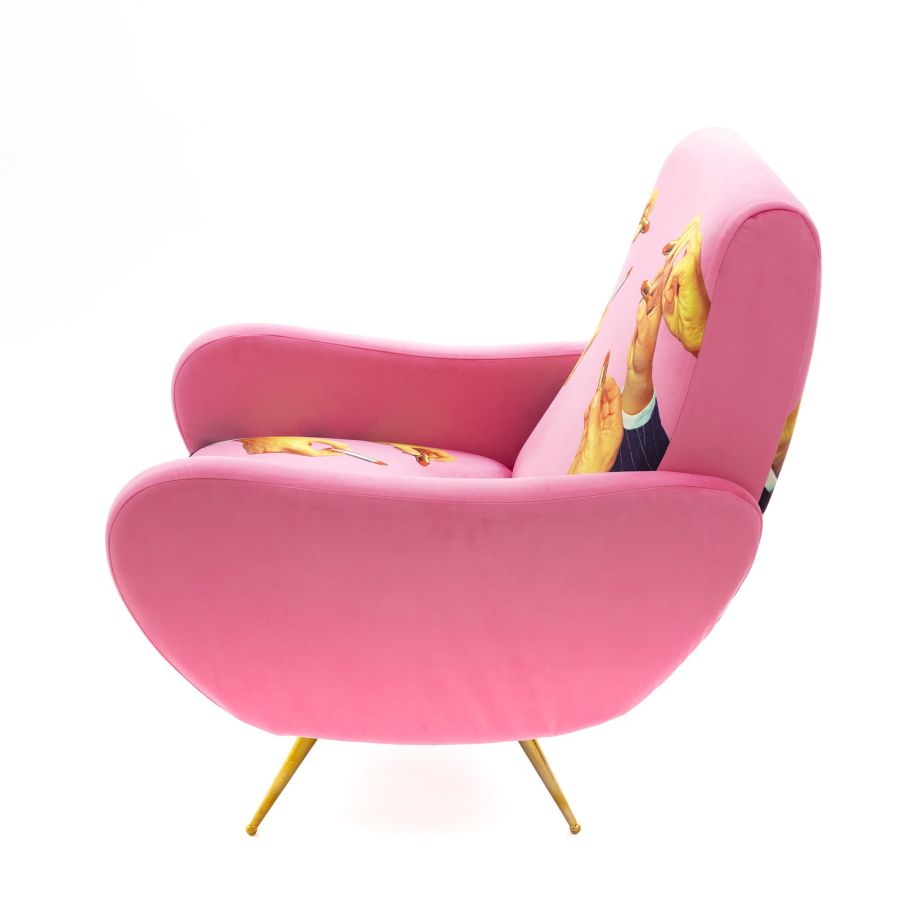 Seletti Armchair Lipsticks Pink Rilascio limitato